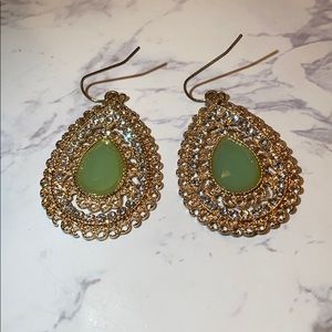 Gold earrings